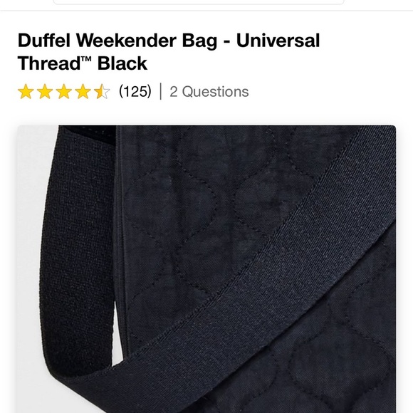 Duffel Weekender Bag - Universal
Thread Black - Picture 6 of 6